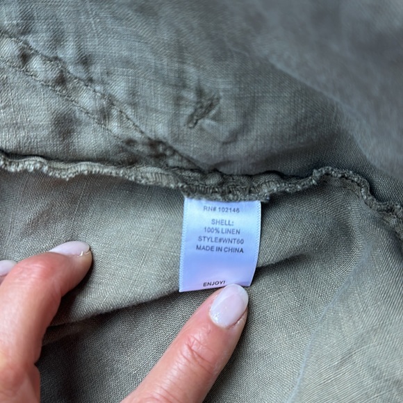 Michael Stars Linen Shirt Dress - Picture 4 of 5